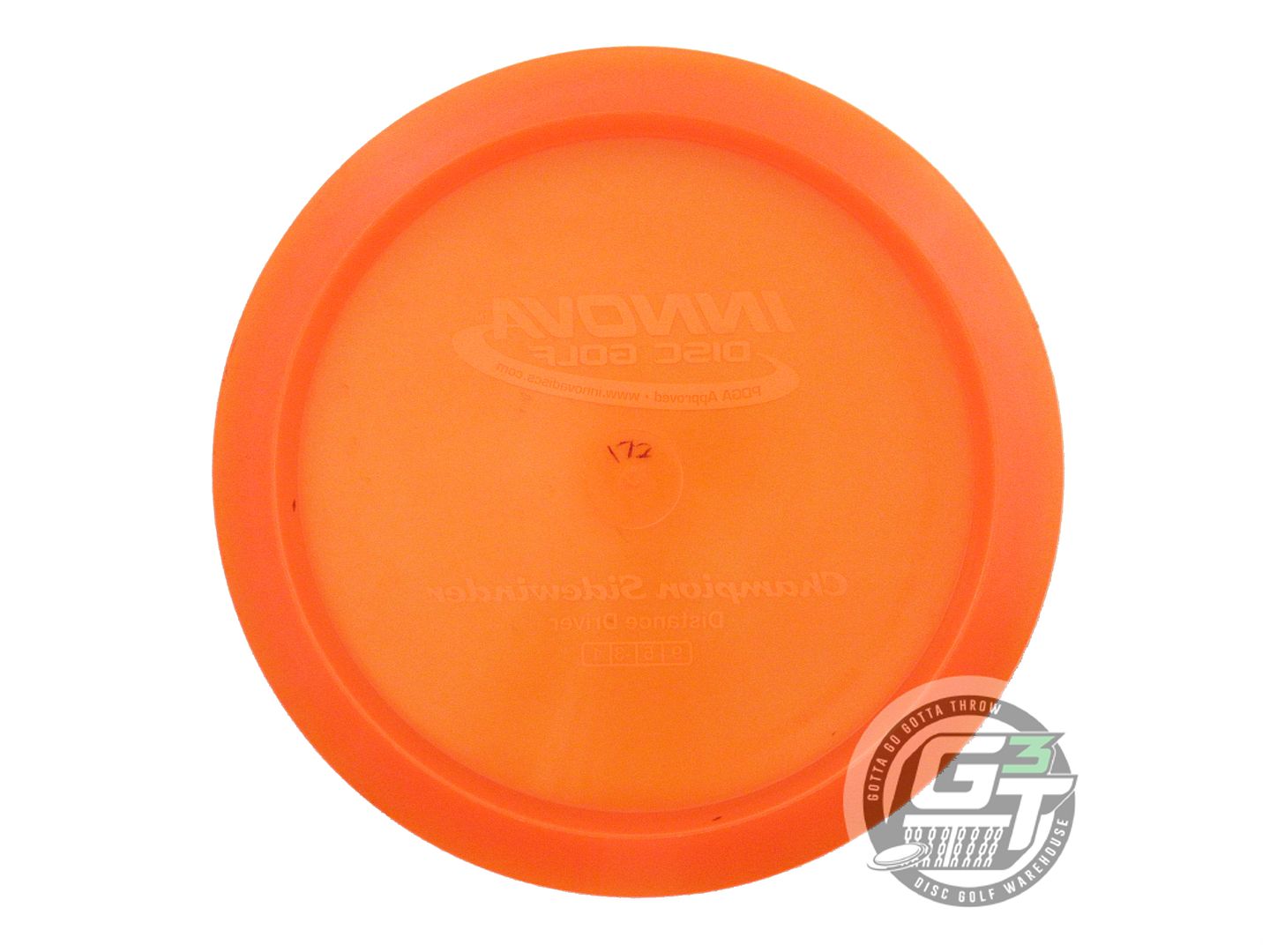 USED Innova Champion Sidewinder 172g Orange White Stamp Distance Driver Disc