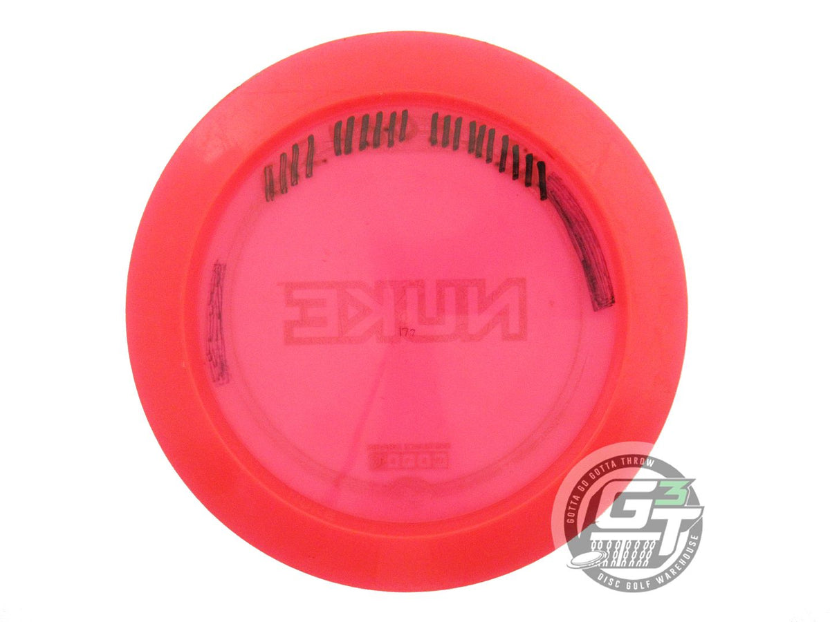USED Discraft Z Nuke 177g Red Green Matrix Foil Distance Driver Golf Disc