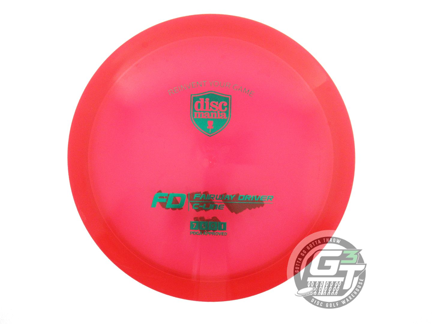 USED DiscMania C-Line FD 173g Red Green Foil Fairway Driver Golf Disc
