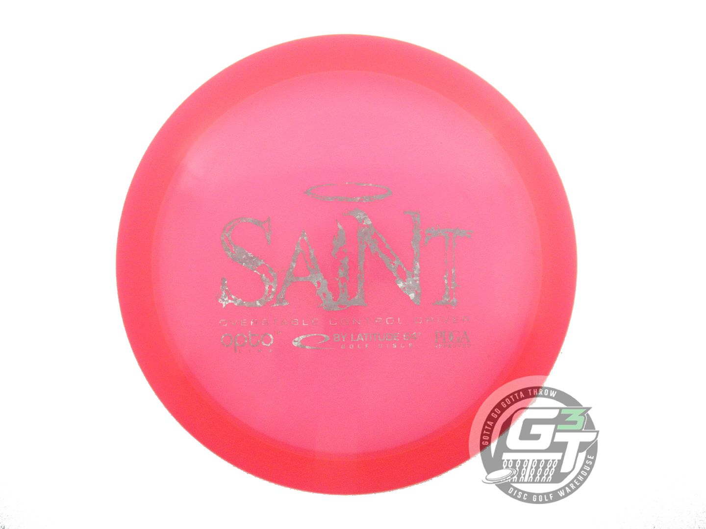 USED Latitude 64 Opto Saint 167g Pink Silver Foil Fairway Driver Golf Disc