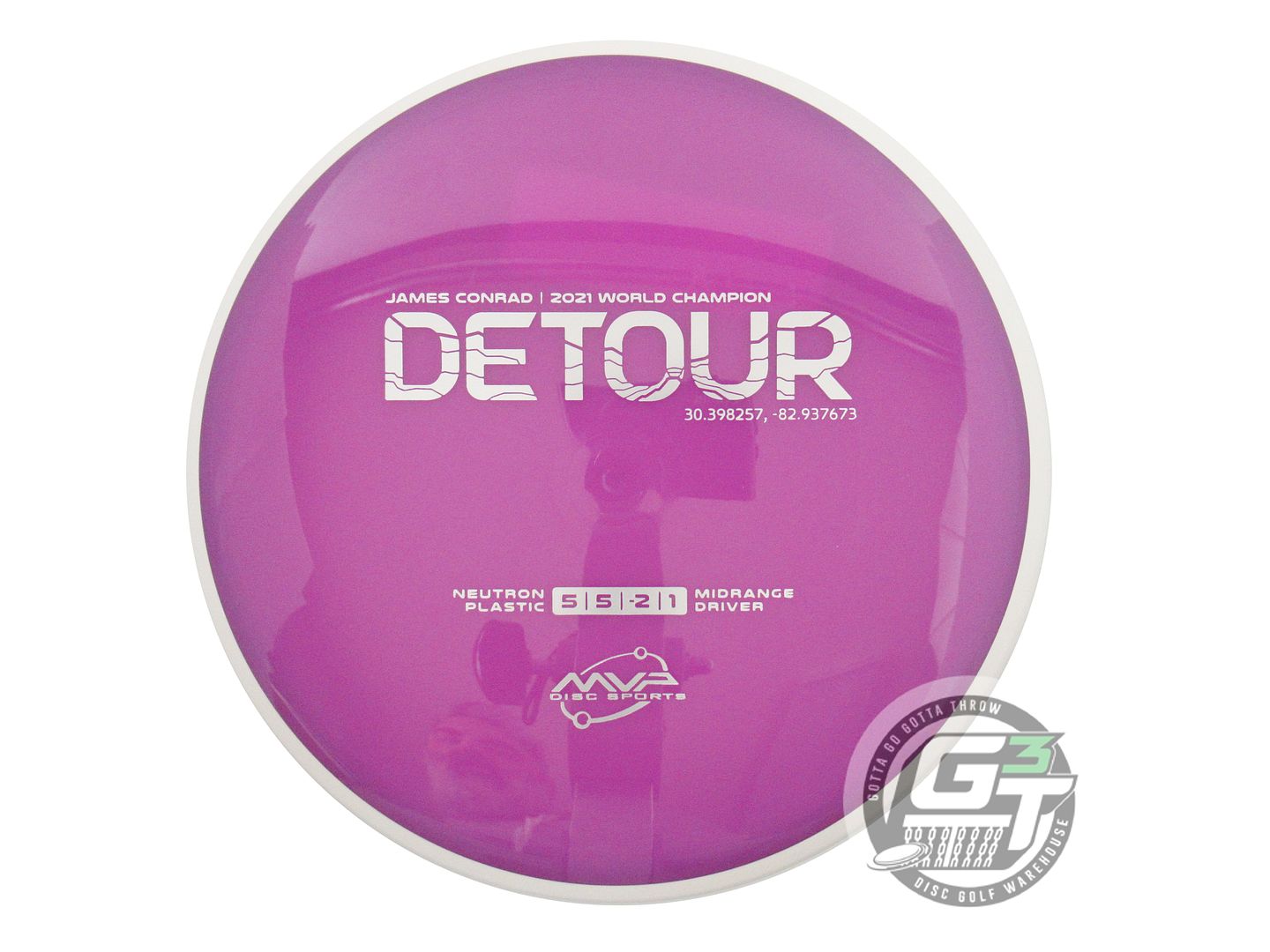 MVP Neutron Detour [James Conrad 1X] Midrange Golf Disc (Individually Listed)