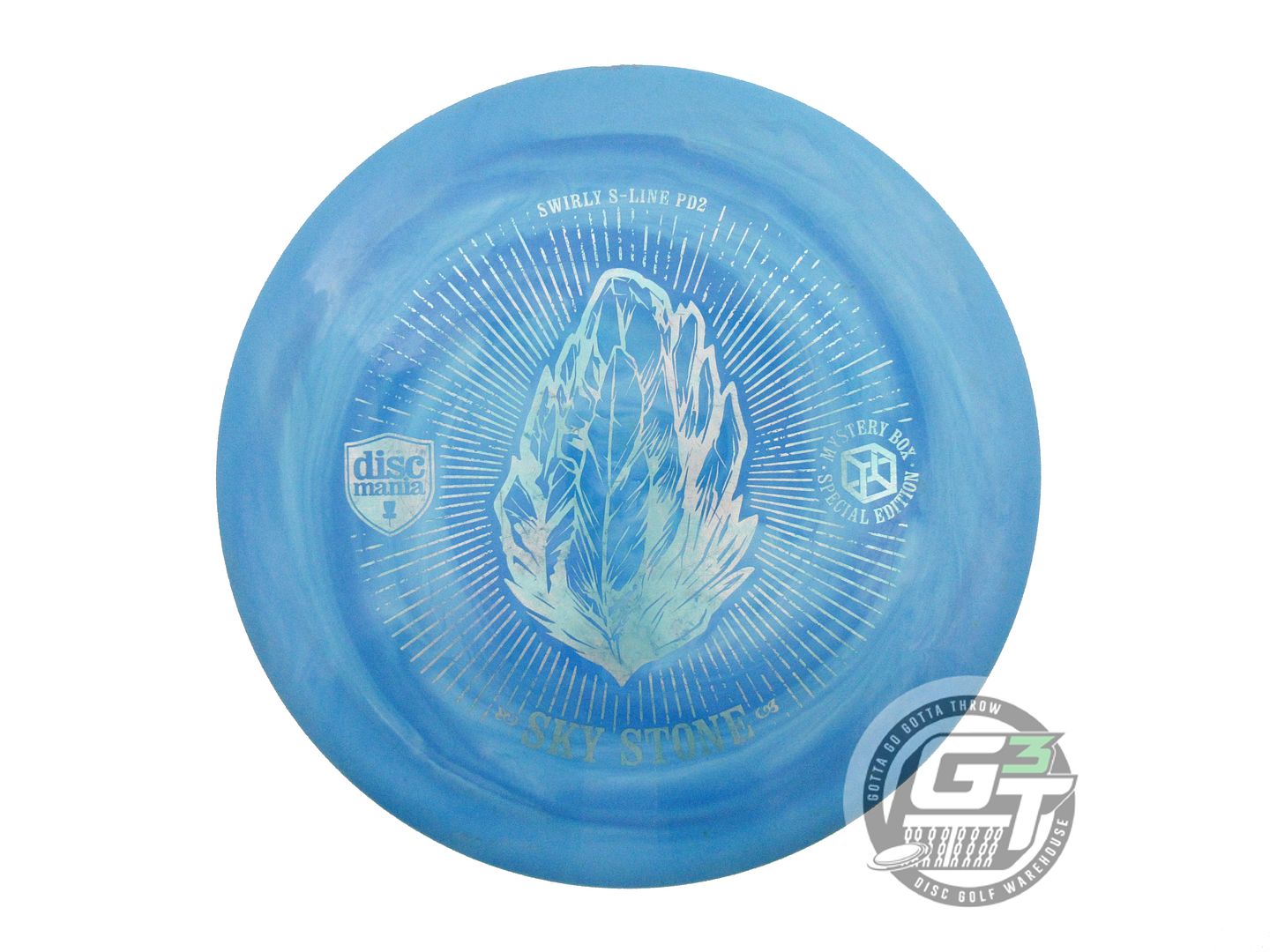 USED DiscMania SKY STONE Swirl S-Line PD2 174g Blue Aqua Foil Driver Golf Disc