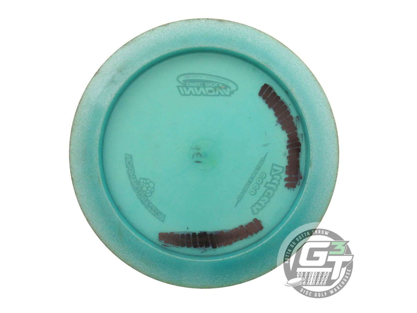 USED Innova Blizzard Vulcan 136g Teal Silver Foil Distance Driver Golf Disc