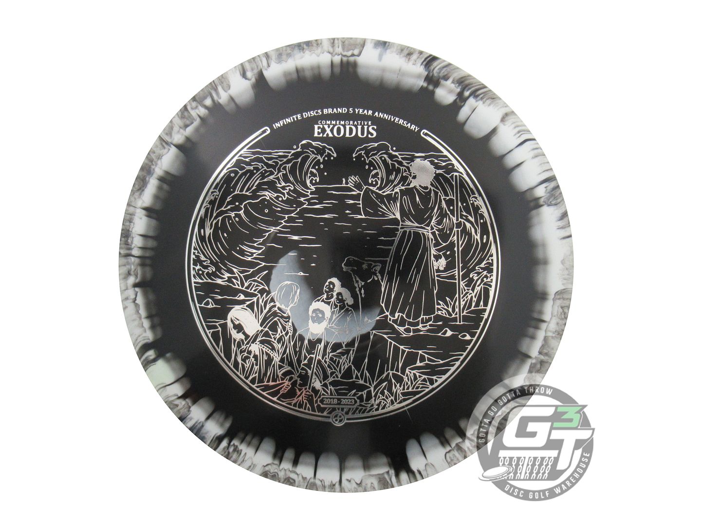 NOS Infinite [5-YEAR] Halo S-Blend Exodus 172g White-Black Driver Golf Disc