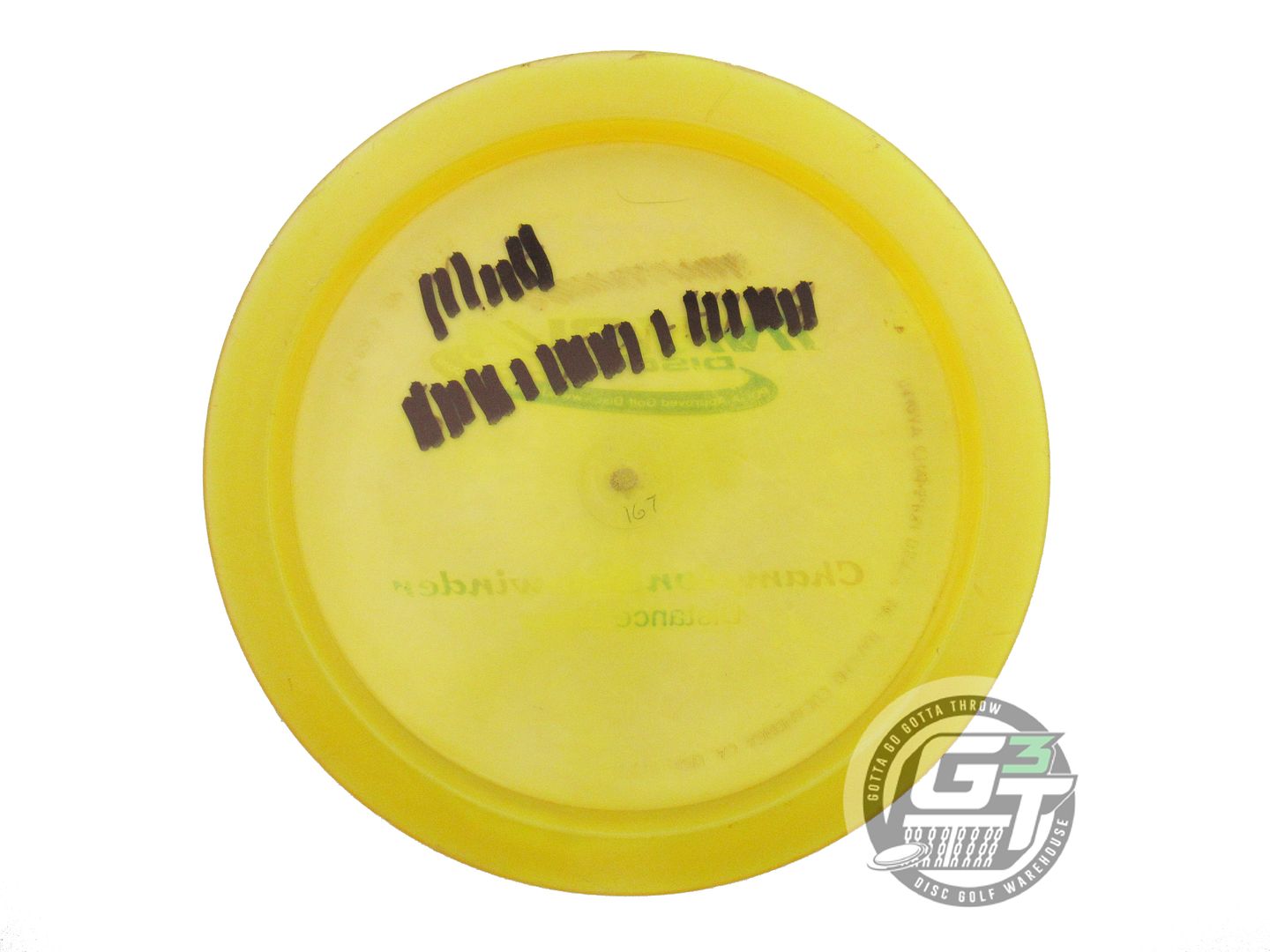 USED Innova Champion Sidewinder 167g Yellow PFN Distance Driver Golf Disc