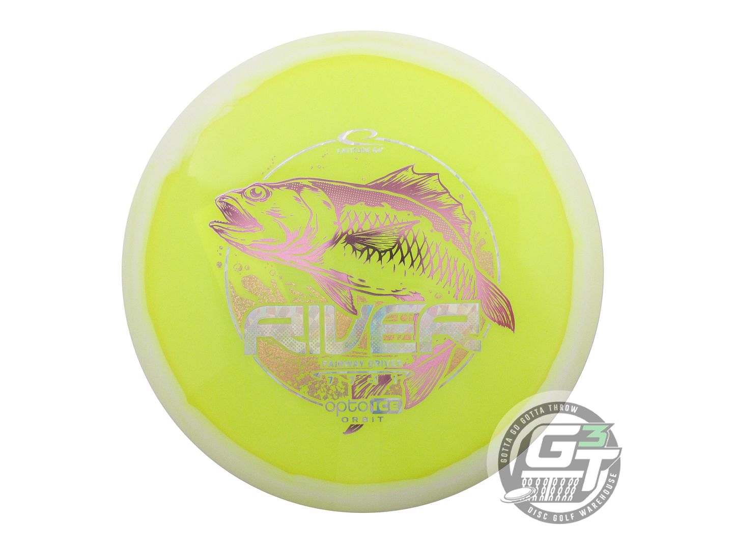 Latitude 64 Limited Edition Flying Fish Stamp Opto Ice Orbit River Fairway Driver Golf Disc (Individually Listed)