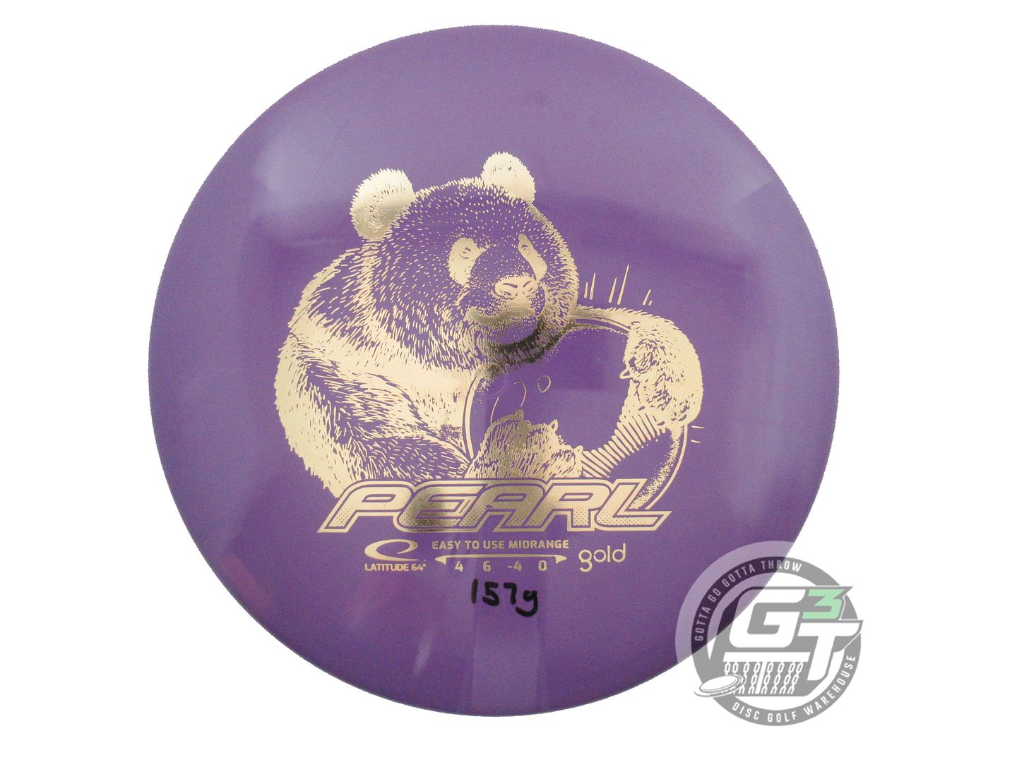 USED Latitude 64 Gold Pearl 157g Purple Gold Foil Midrange Golf Disc