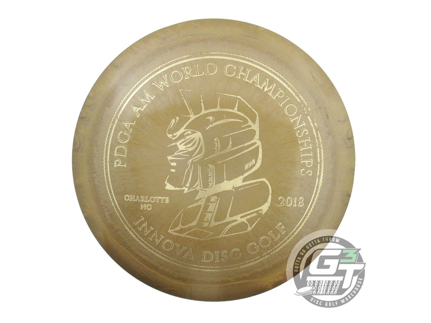 USED Innova [PDGA AM WORLDS] Shimmer Star Destroyer 175g Bronze Gold Driver Disc