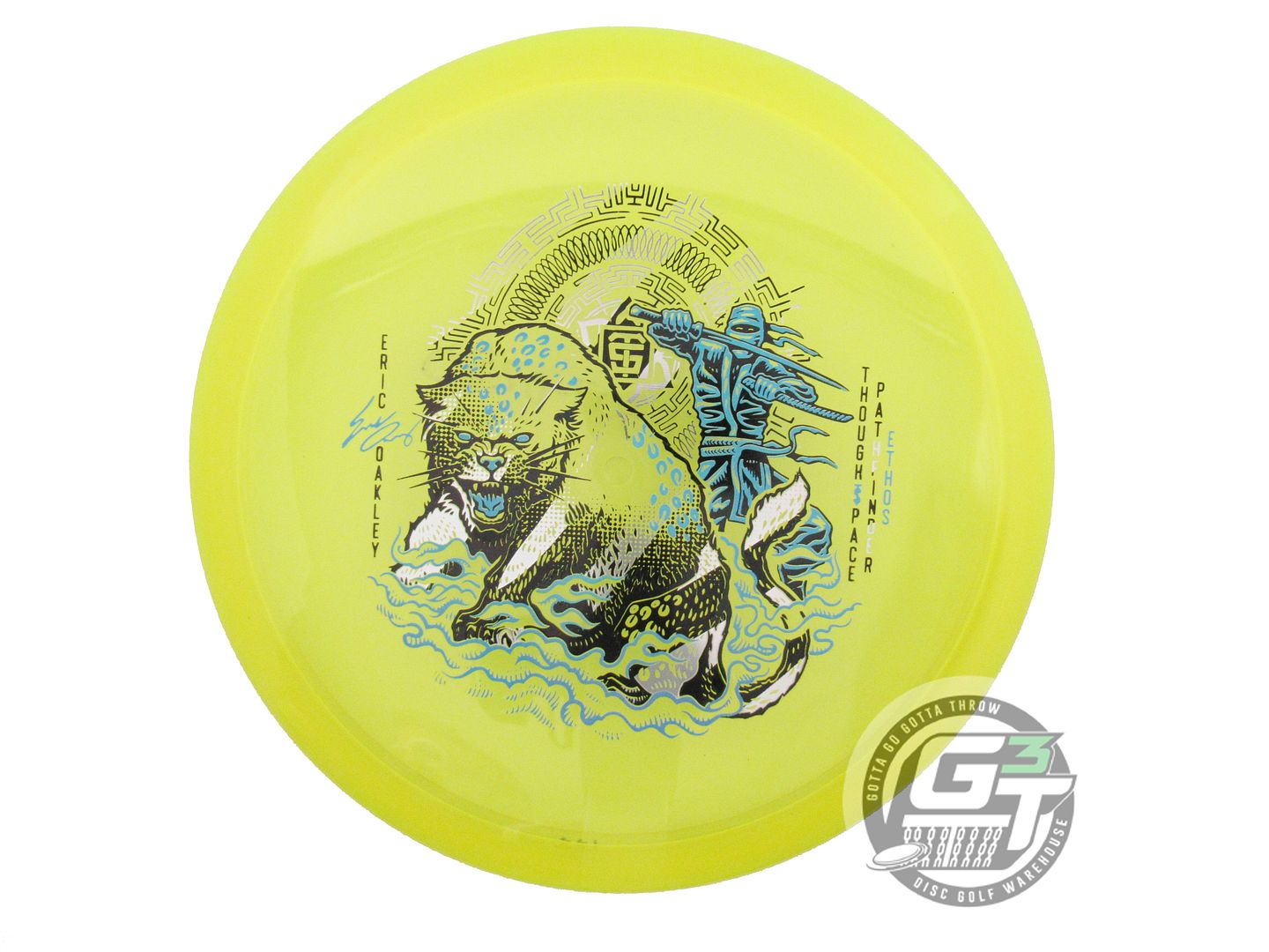 USED Thought Space [OAKLEY] Ethos Pathfinder 177g Yellow Midrange Golf Disc