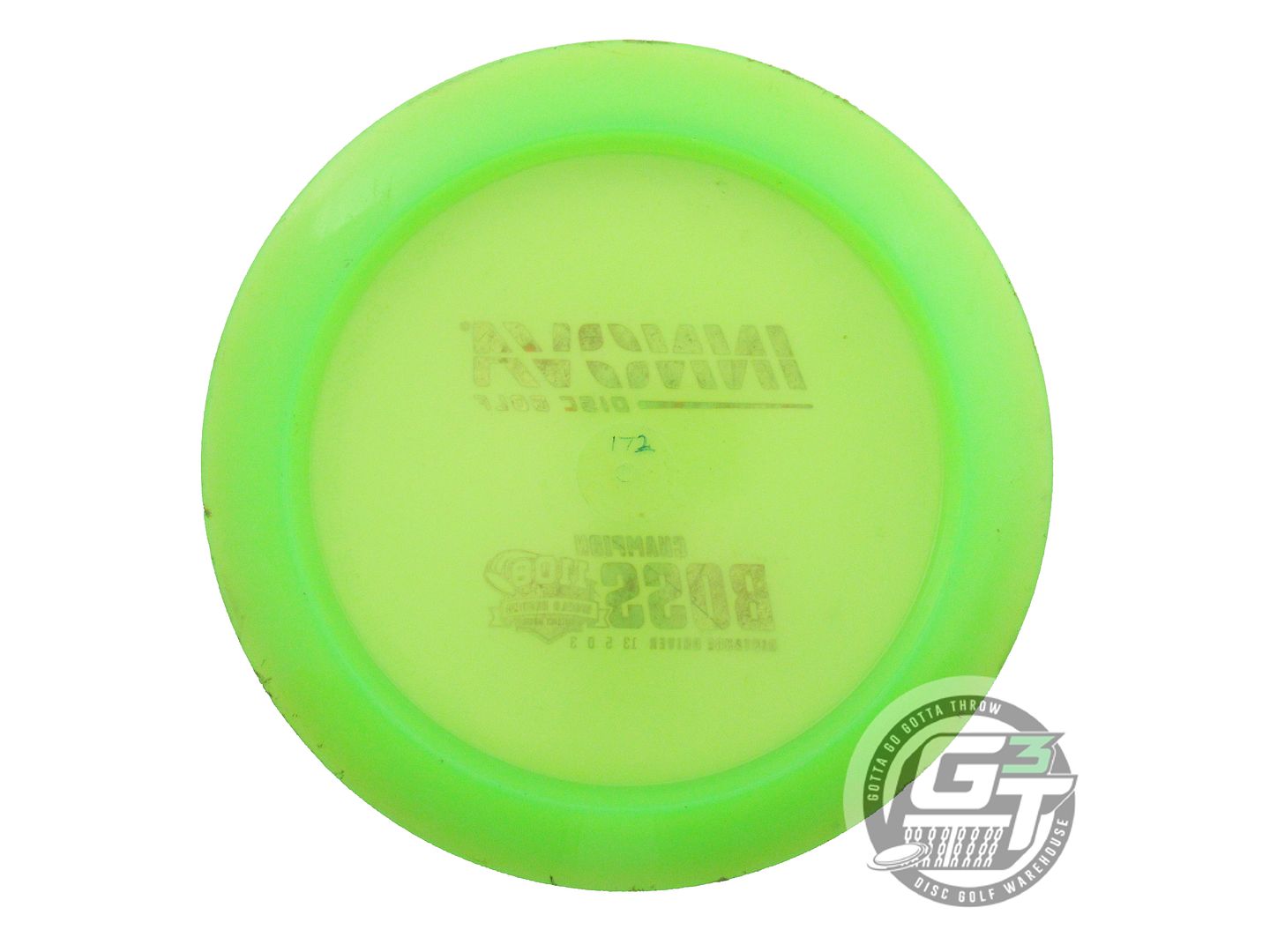 USED Innova Champion Boss 172g Lime Copper Foil Distance Driver Golf Disc