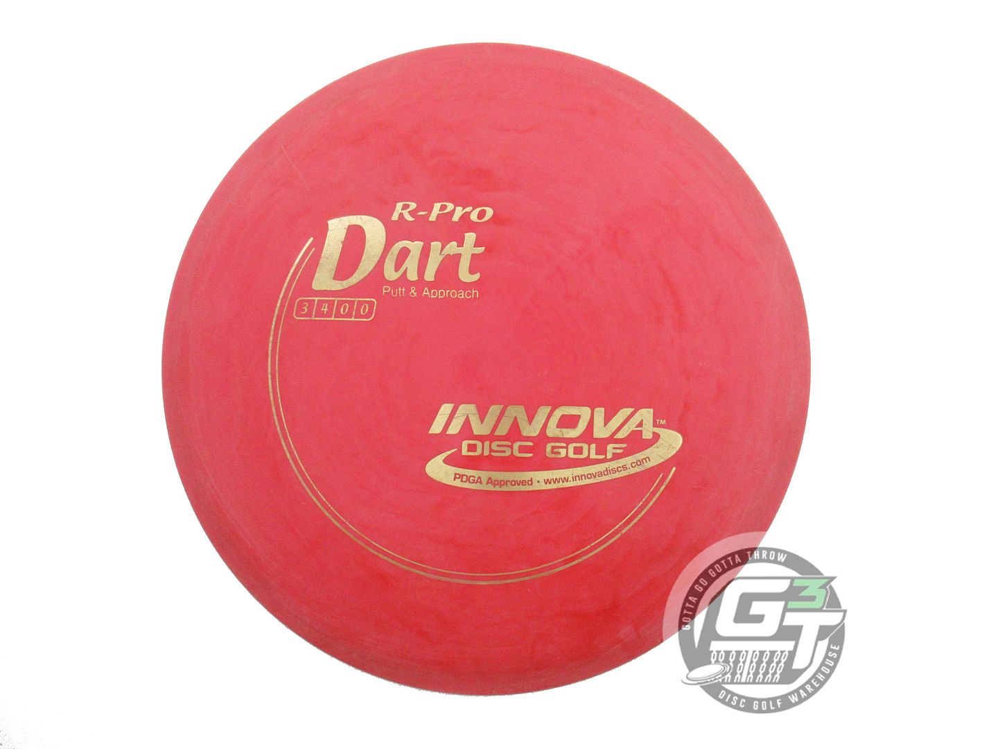 USED Innova R-Pro Dart 175g Red Gold Foil Putter Golf Disc