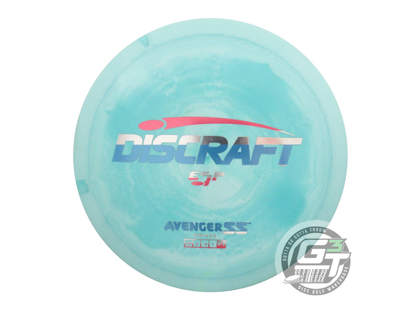 USED Discraft ESP Avenger SS 173g Seafoam Stripe Foil Distance Driver Golf Disc