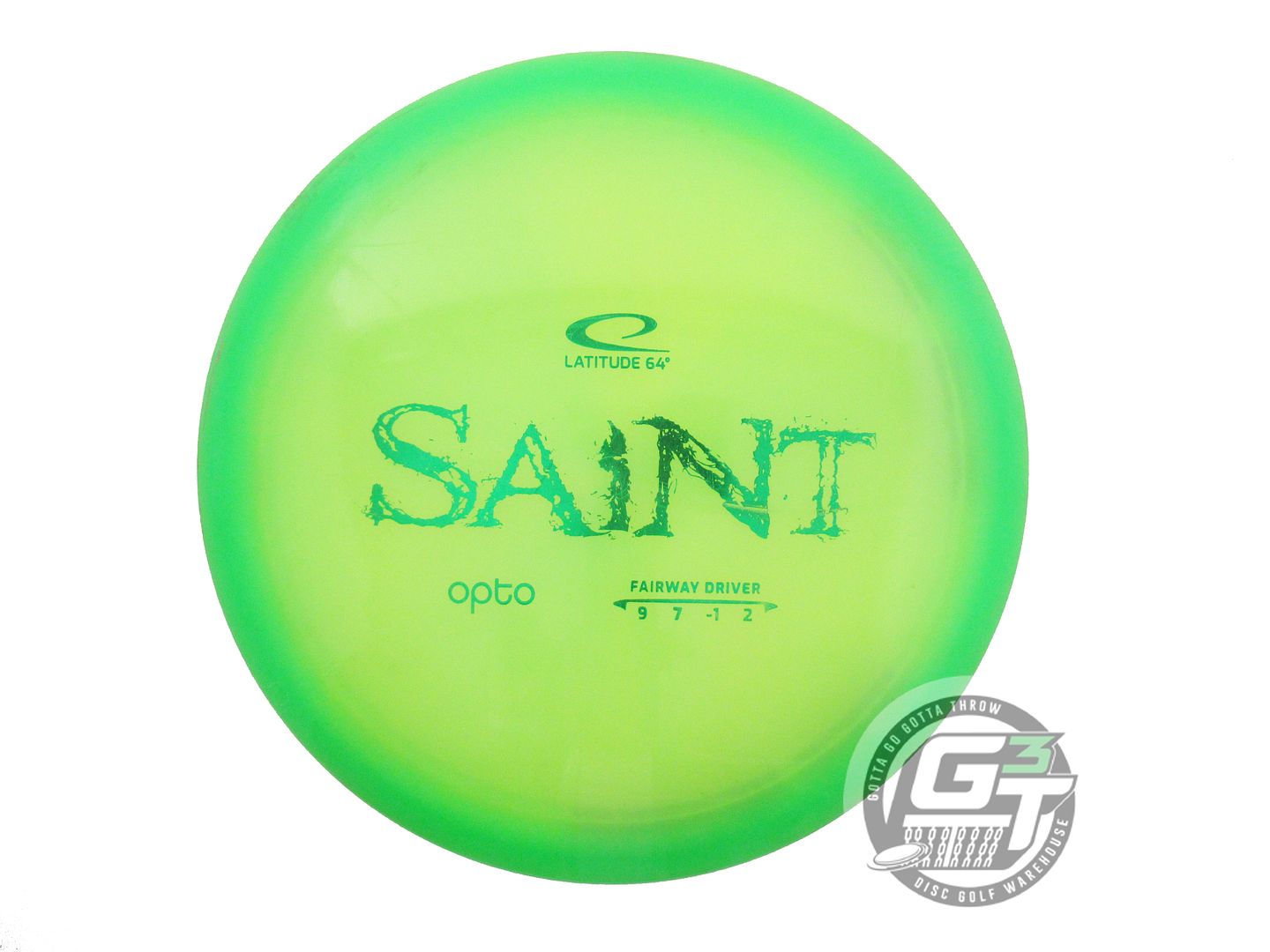 USED Latitude 64 Opto Saint 176g Green Green Foil Fairway Driver Golf Disc