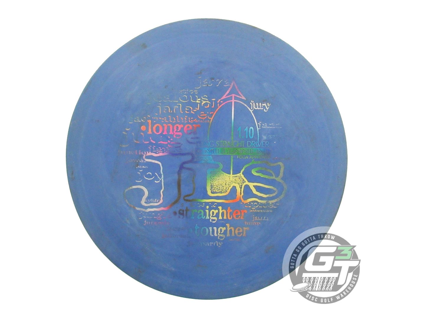 USED Millennium Standard JLS 168g Blue Rainbow Foil Fairway Driver Golf Disc
