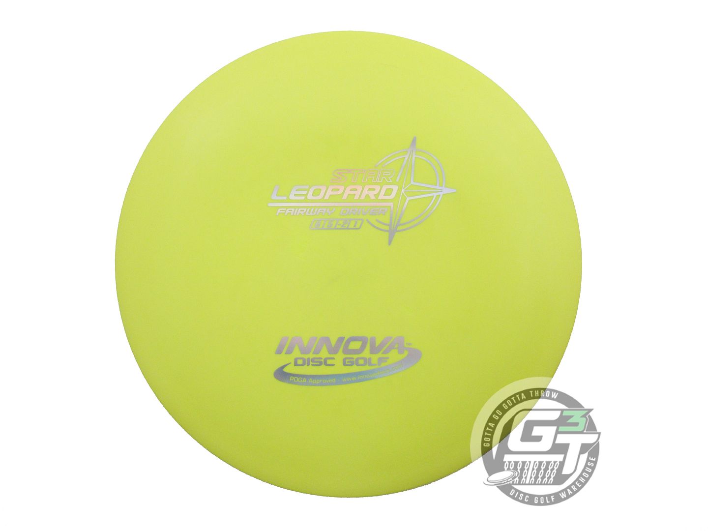 USED Innova Star Leopard 176g Yellow Silver Holo Foil Fairway Driver Golf Disc