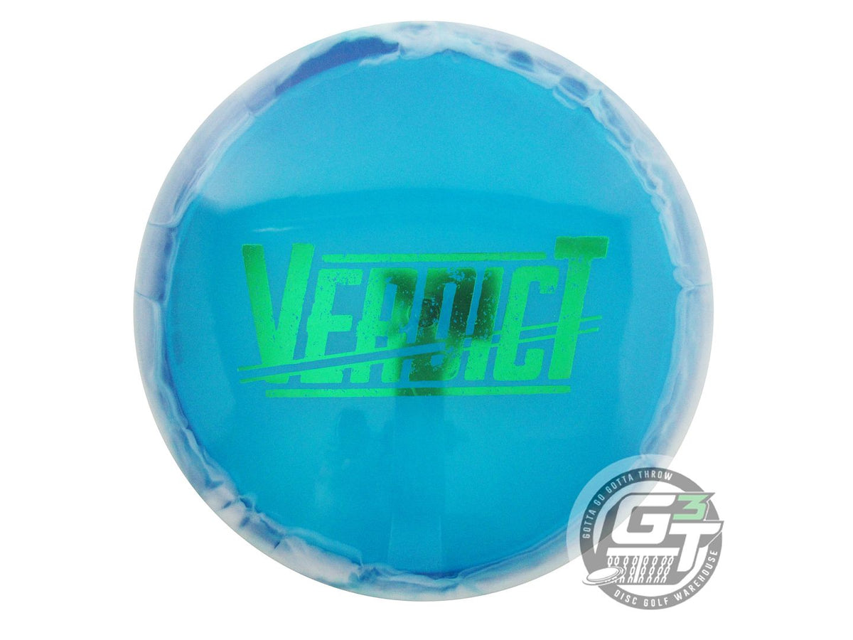 USED Dynamic Discs Lucid Ice Orbit Verdict 178g Blue Green Foil Midrange Disc