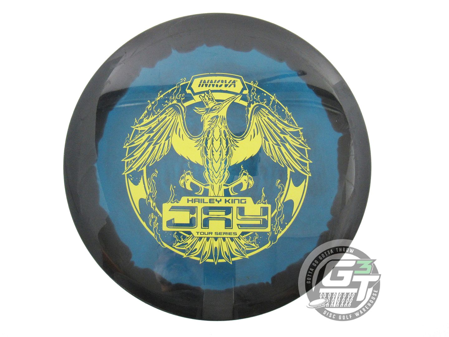 USED Innova [KING] Halo Star Jay 180g Black-Blue Midrange Golf Disc