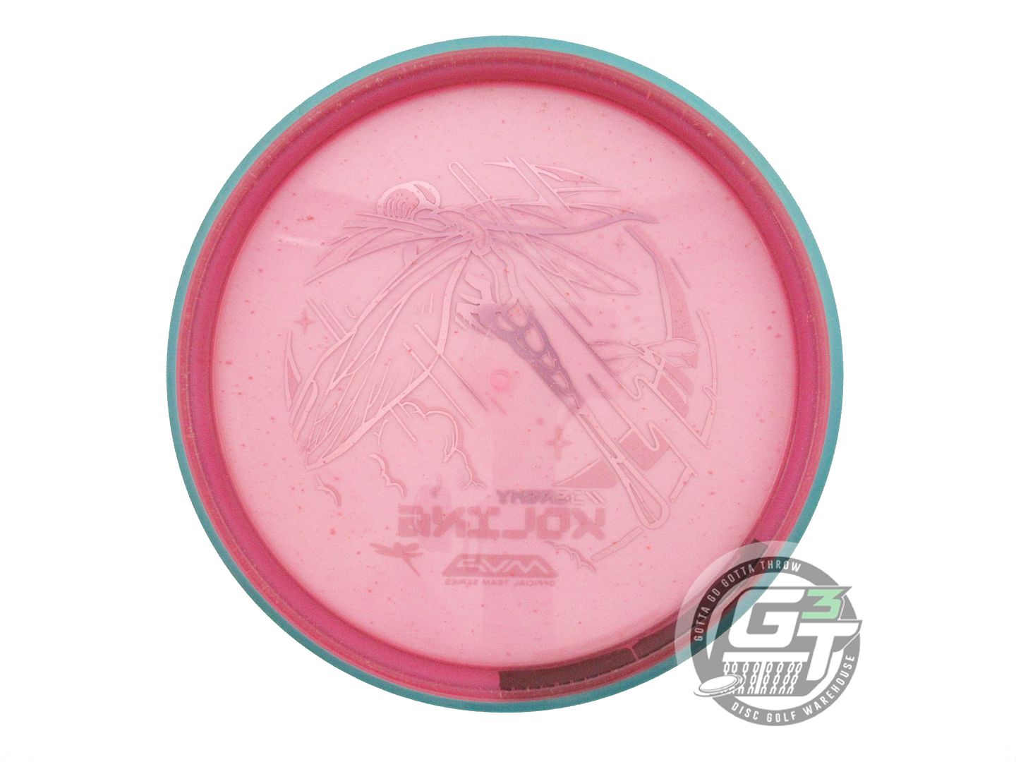 USED Axiom Discs [KOLING] Particle Glow Proton Tempo 171g Pink Midrange Disc
