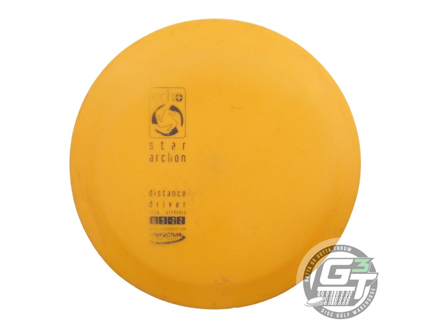 USED Innova Echo Star Archon 173g Marigold Black Stamp Distance Driver Golf Disc