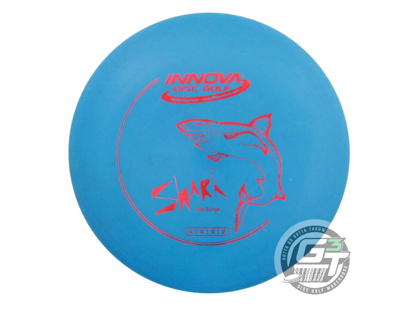 USED Innova DX Shark 147g Blue Red Foil Midrange Golf Disc