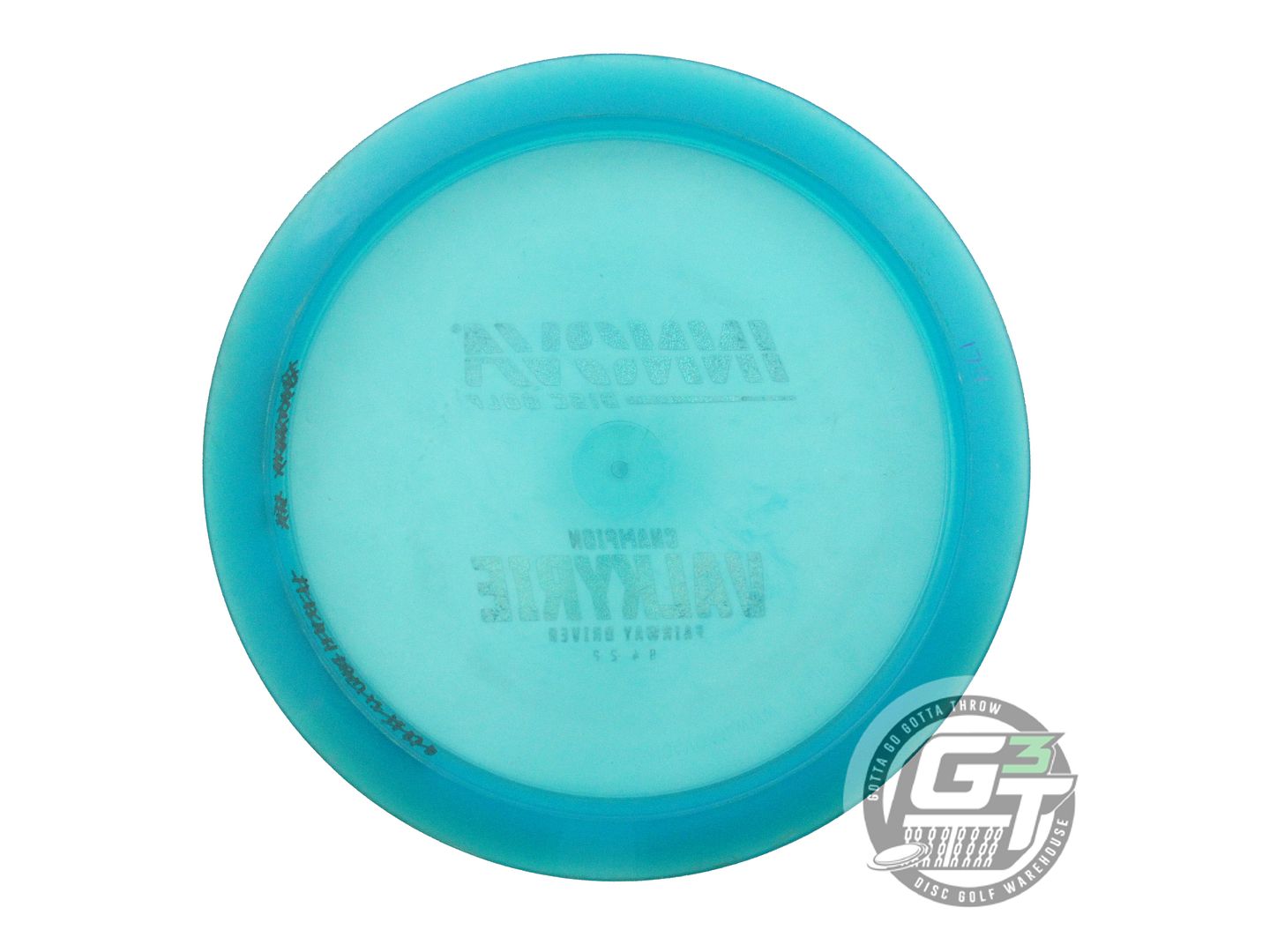 USED Innova Champion Valkyrie 174g Blue Glitter Foil Distance Driver Golf Disc