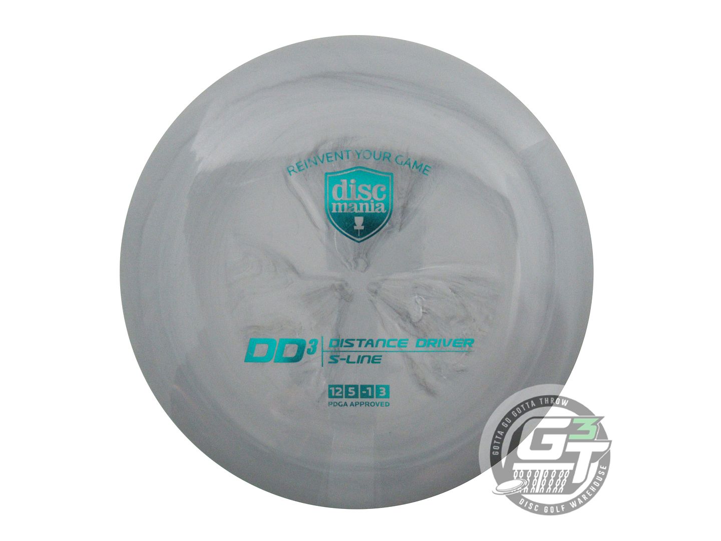 USED DiscMania S-Line DD3 172g Gray Teal Foil Distance Driver Golf Disc