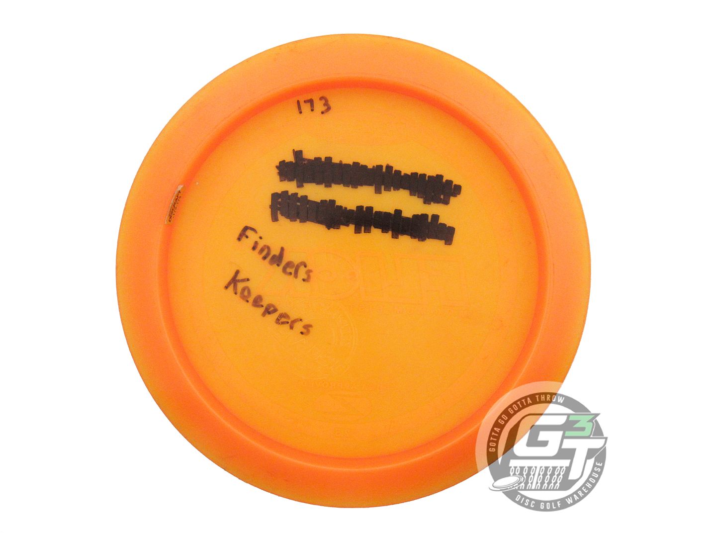 USED Discraft Z Flick 175g Orange White Stamp PFN Distance Driver Golf Disc