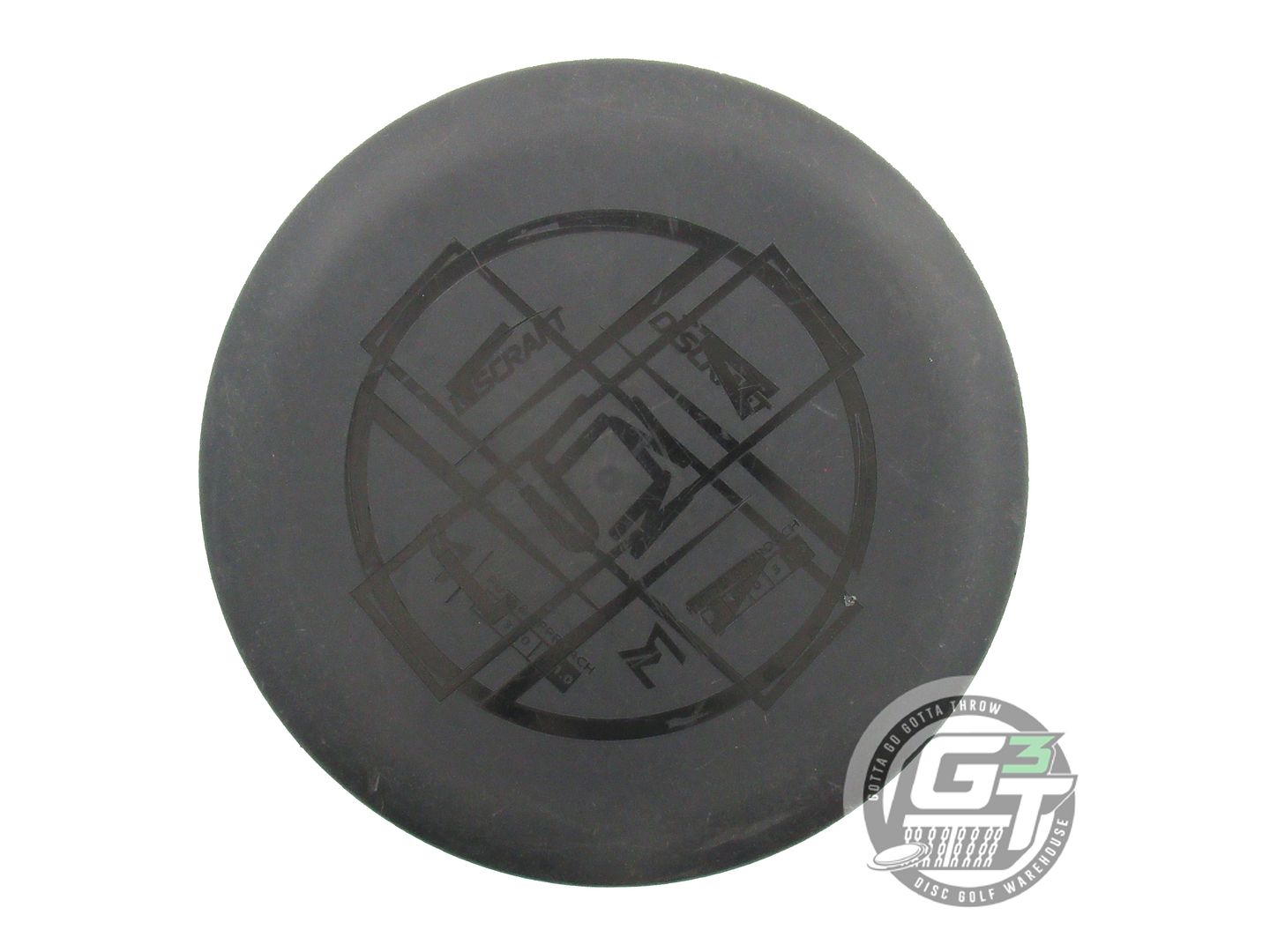 USED Discraft X-OUT [McBETH] Jawbreaker Luna 175g Black Putter Golf Disc