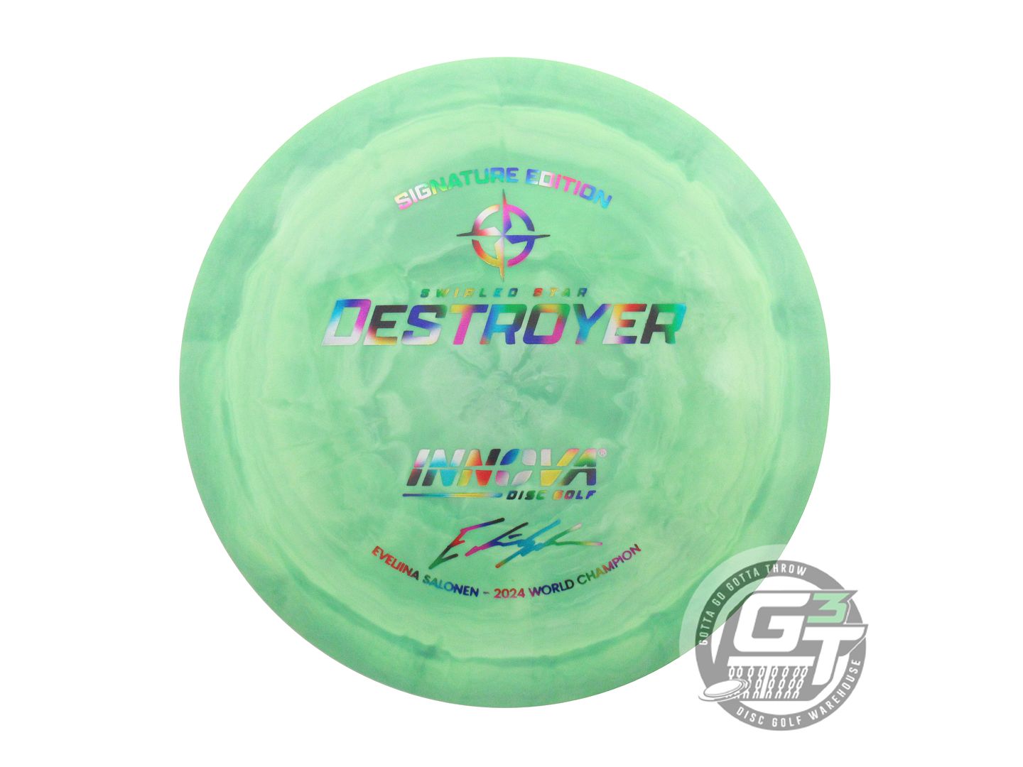 Innova Signature Edition Eveliina Salonen 1X Swirled Star Destroyer Distance Driver Golf Disc (Individually Listed)