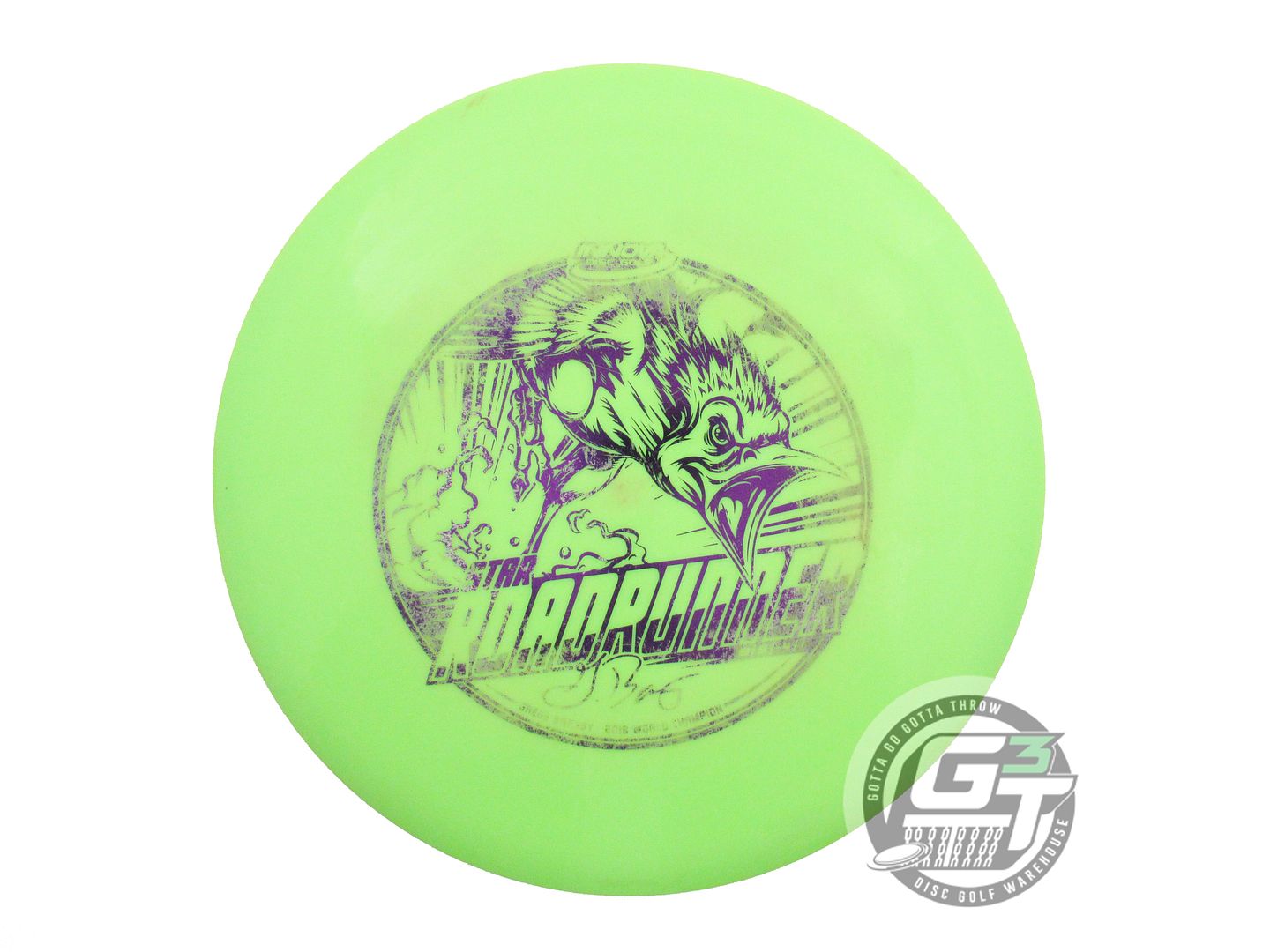 USED Innova [BARSBY] Star Roadrunner 175g Lime Purple Foil Distance Driver Disc