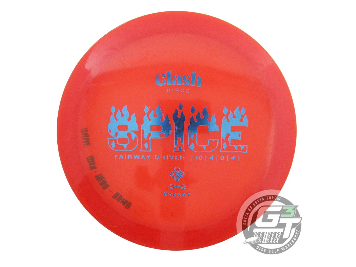 USED Clash Discs Steady Spice 173g Red Blue Foil Fairway Driver Golf Disc