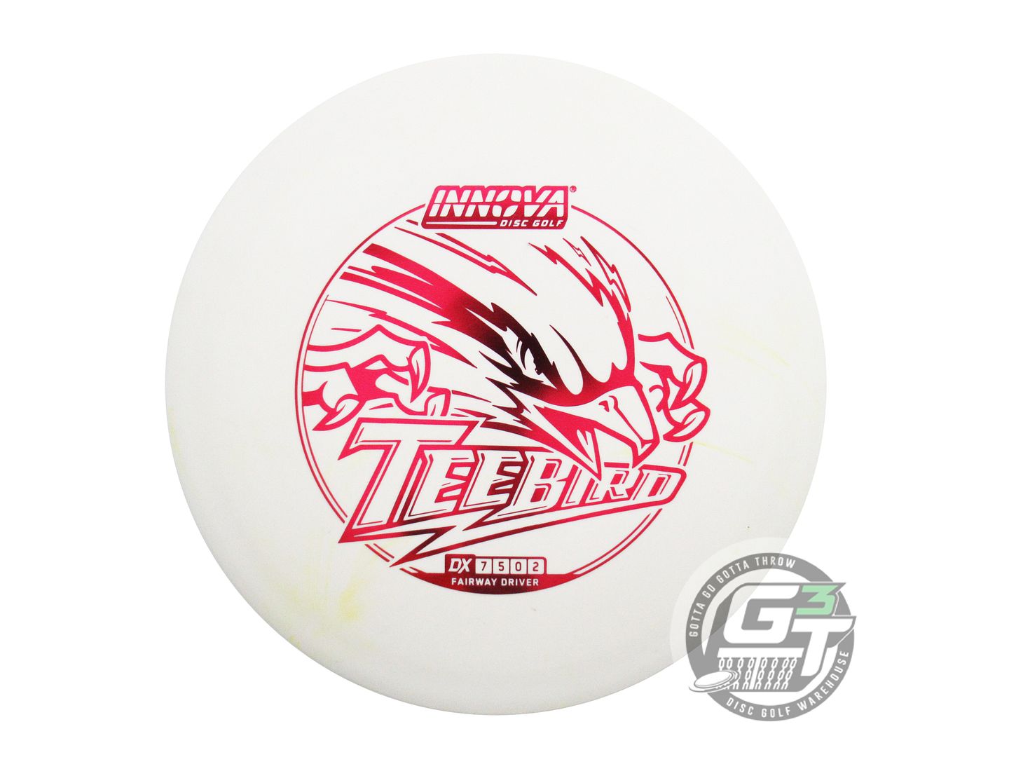 USED Innova DX Teebird 171g White Magenta Foil Fairway Driver Golf Disc