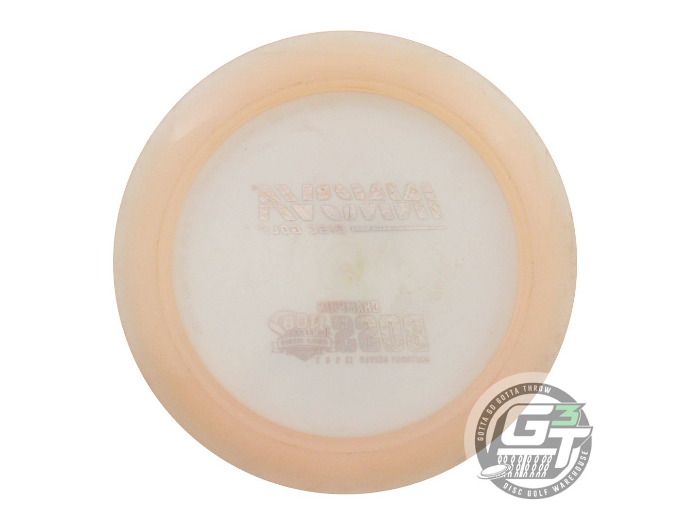 USED Innova Champion Boss 177g Lt. Peach Orange Foil Distance Driver Golf Disc