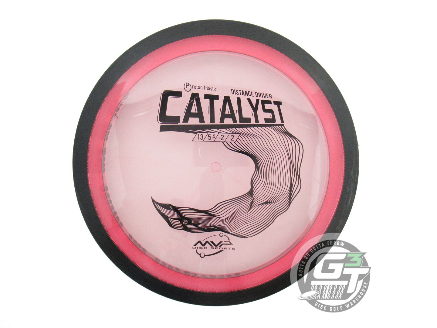 USED MVP Disc Sports Proton Catalyst 168g Pink Distance Driver Golf Disc