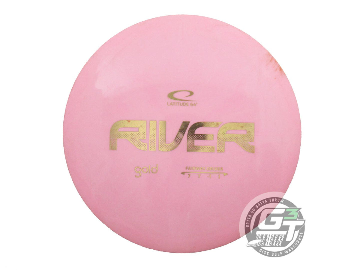 USED Latitude 64 Gold River 170g Pink Gold Foil Fairway Driver Golf Disc