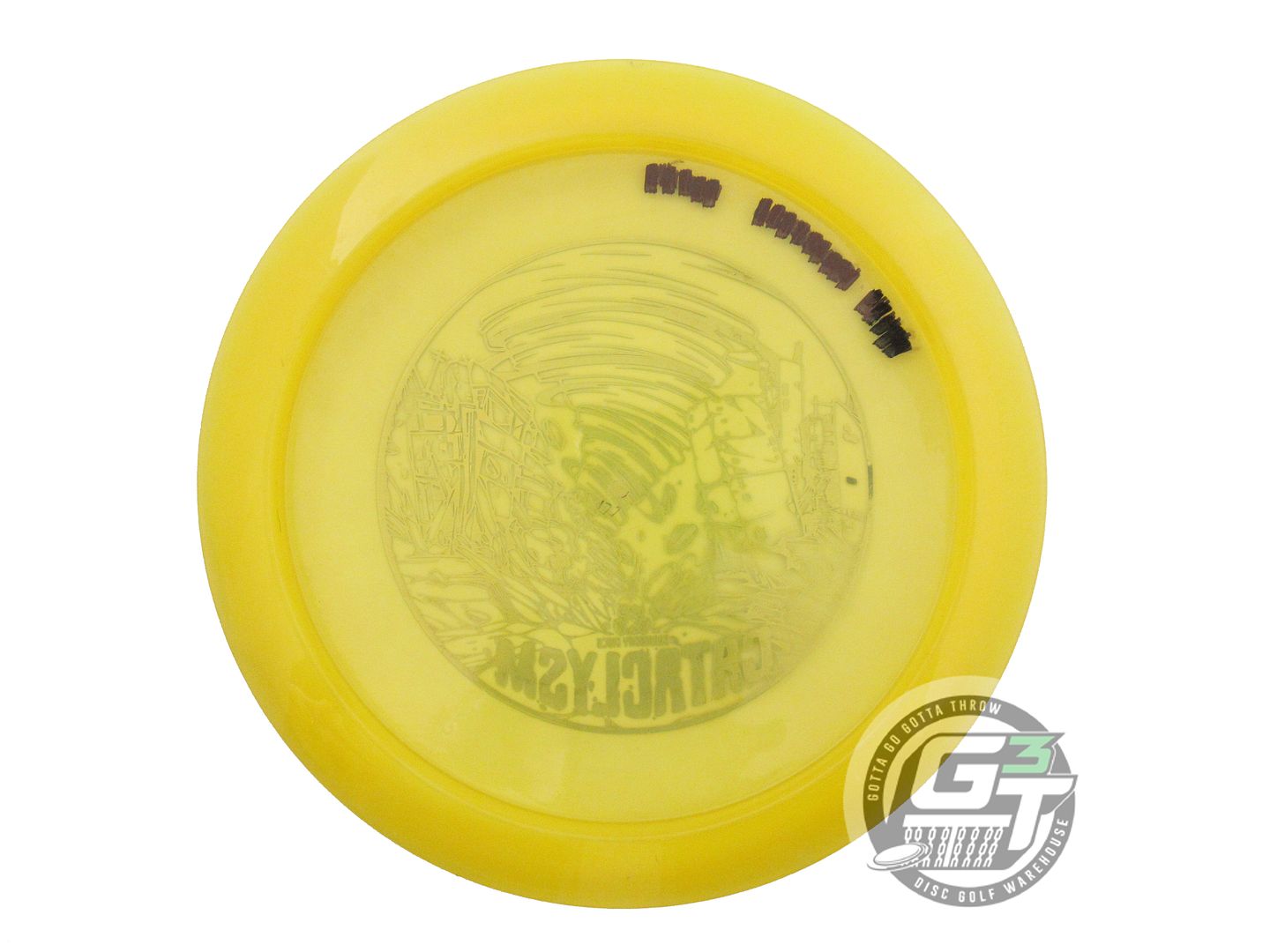 USED Doomsday Discs Isolation Cataclysm 173g Marigold Black Stamp Driver Disc