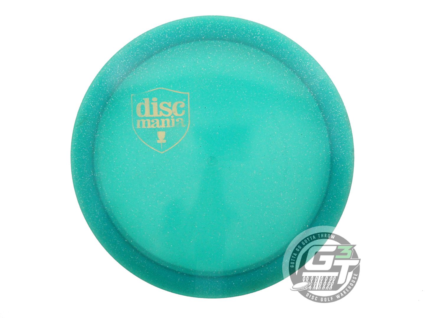 USED DiscMania MINI SHIELD Metal Flake C-Line FD3 175g Seafoam Driver Disc