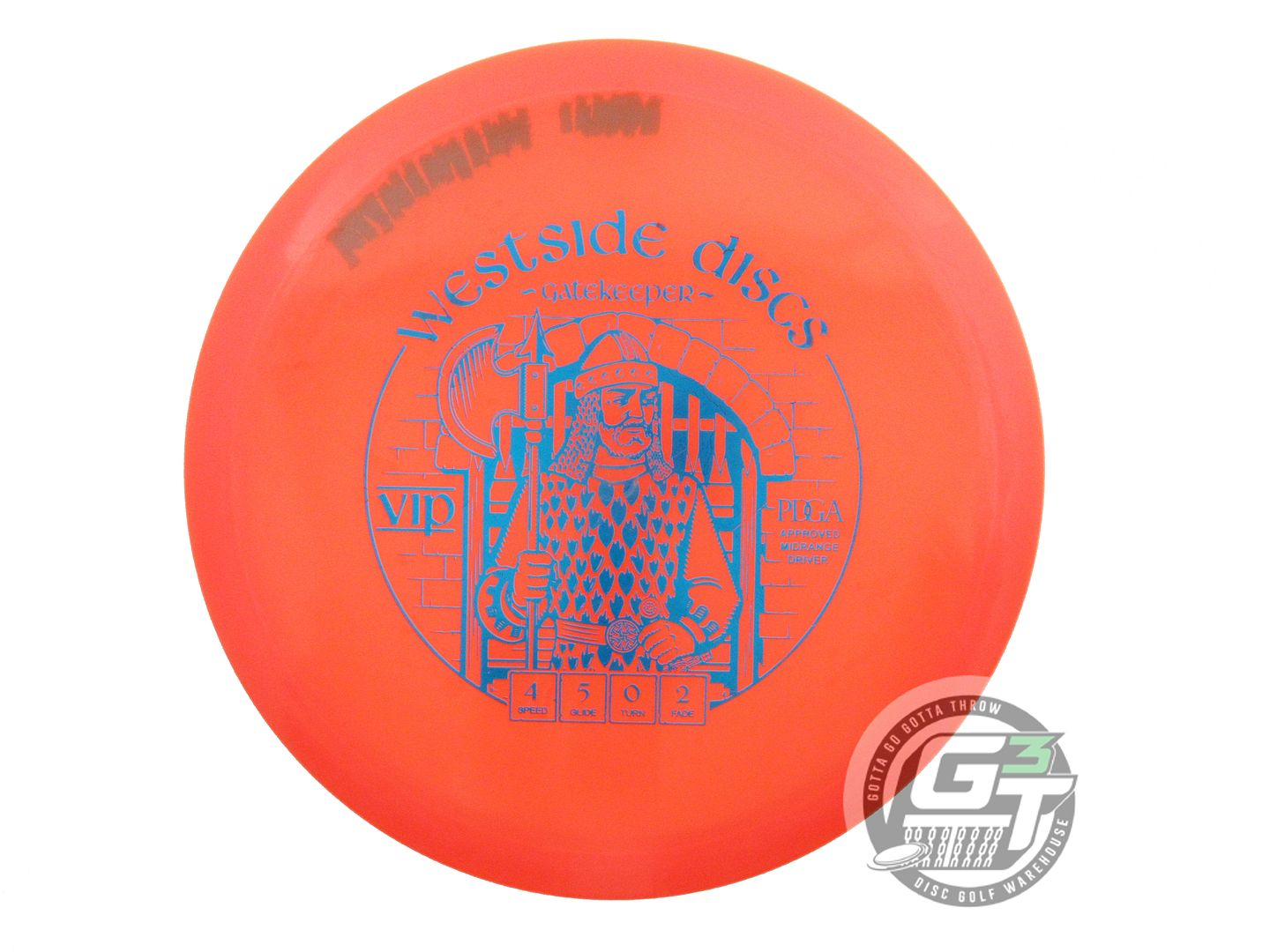 USED Westside Discs VIP Gatekeeper 170g Orange Blue Foil Midrange Golf Disc