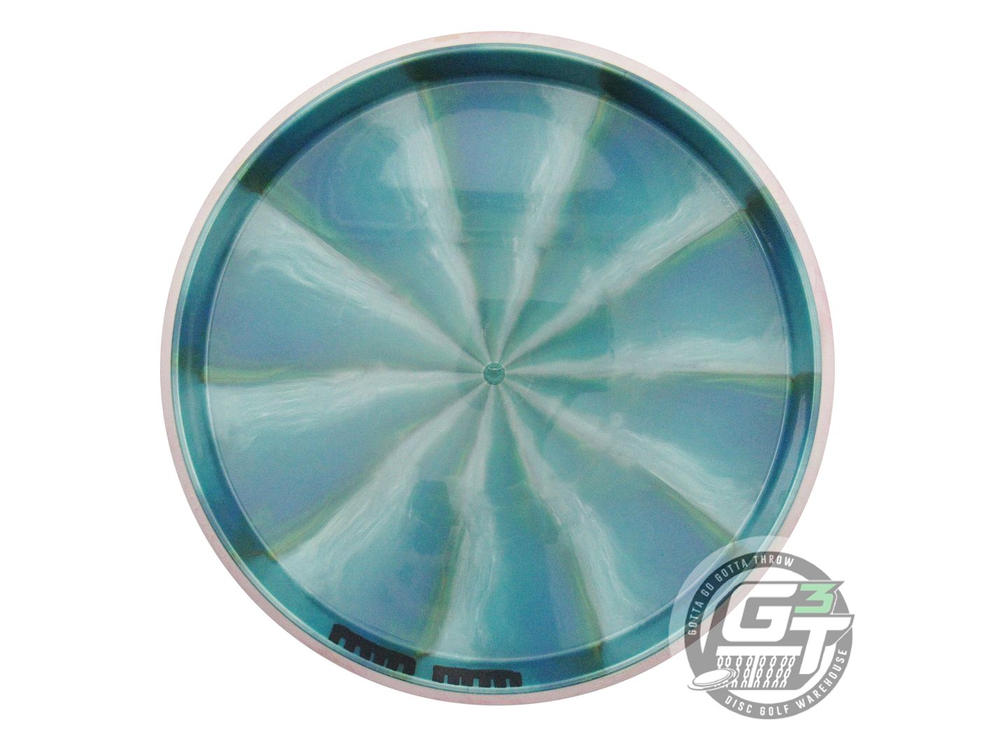 USED Axiom Discs Plasma Proxy 172g Green-Teal Lilac Rim Putter Golf Disc