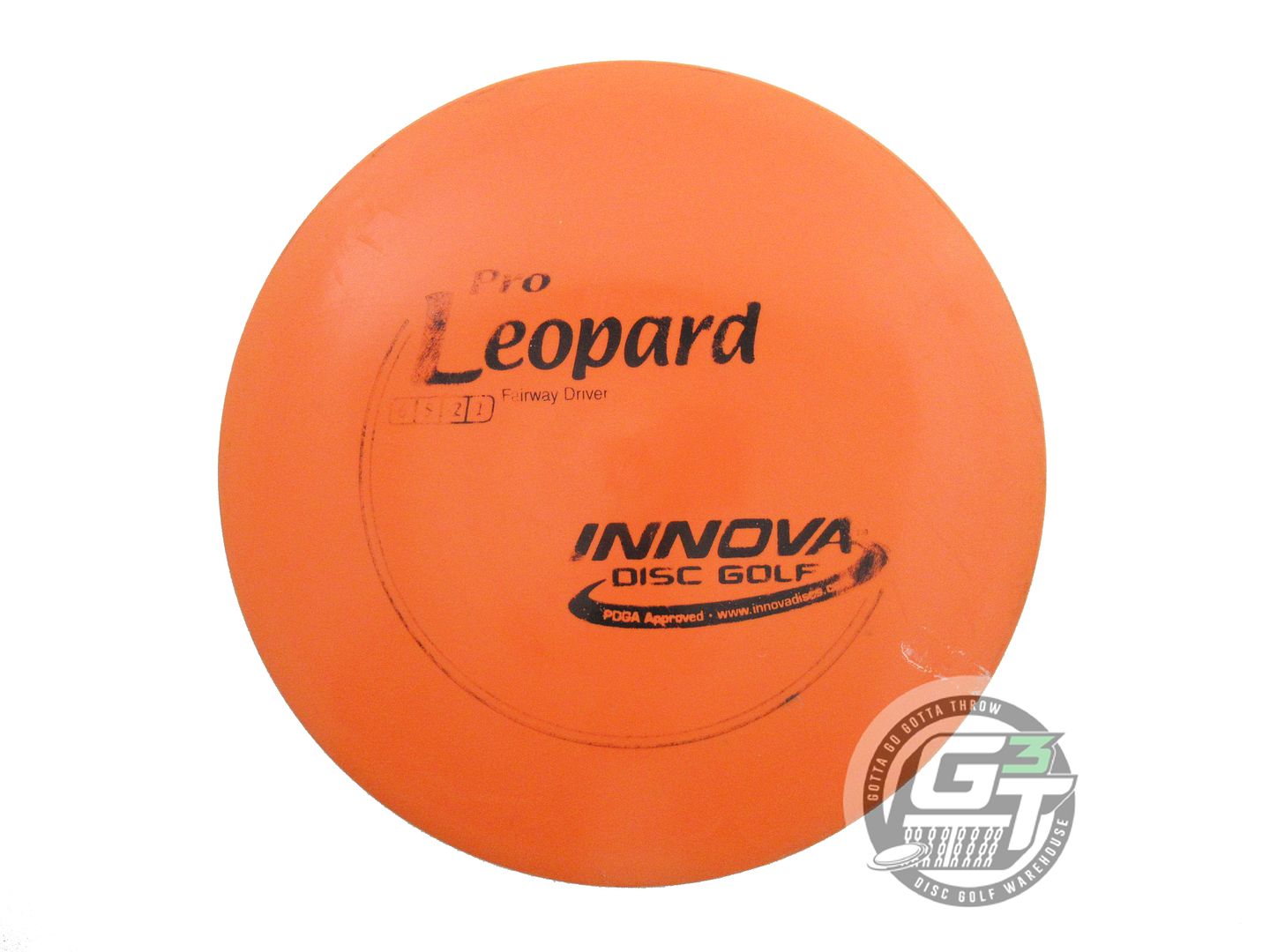 USED Innova Pro Leopard 173g Orange Black Stamp Fairway Driver Golf Disc