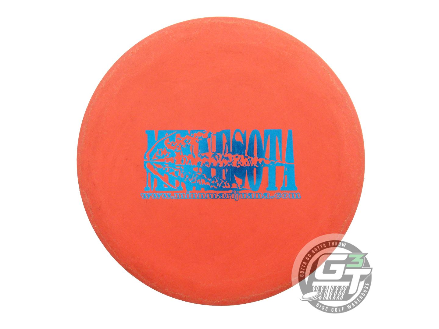 USED Gateway [MINNMARIJUANA] SureGrip SSS Wizard 173g Orange Putter Golf Disc