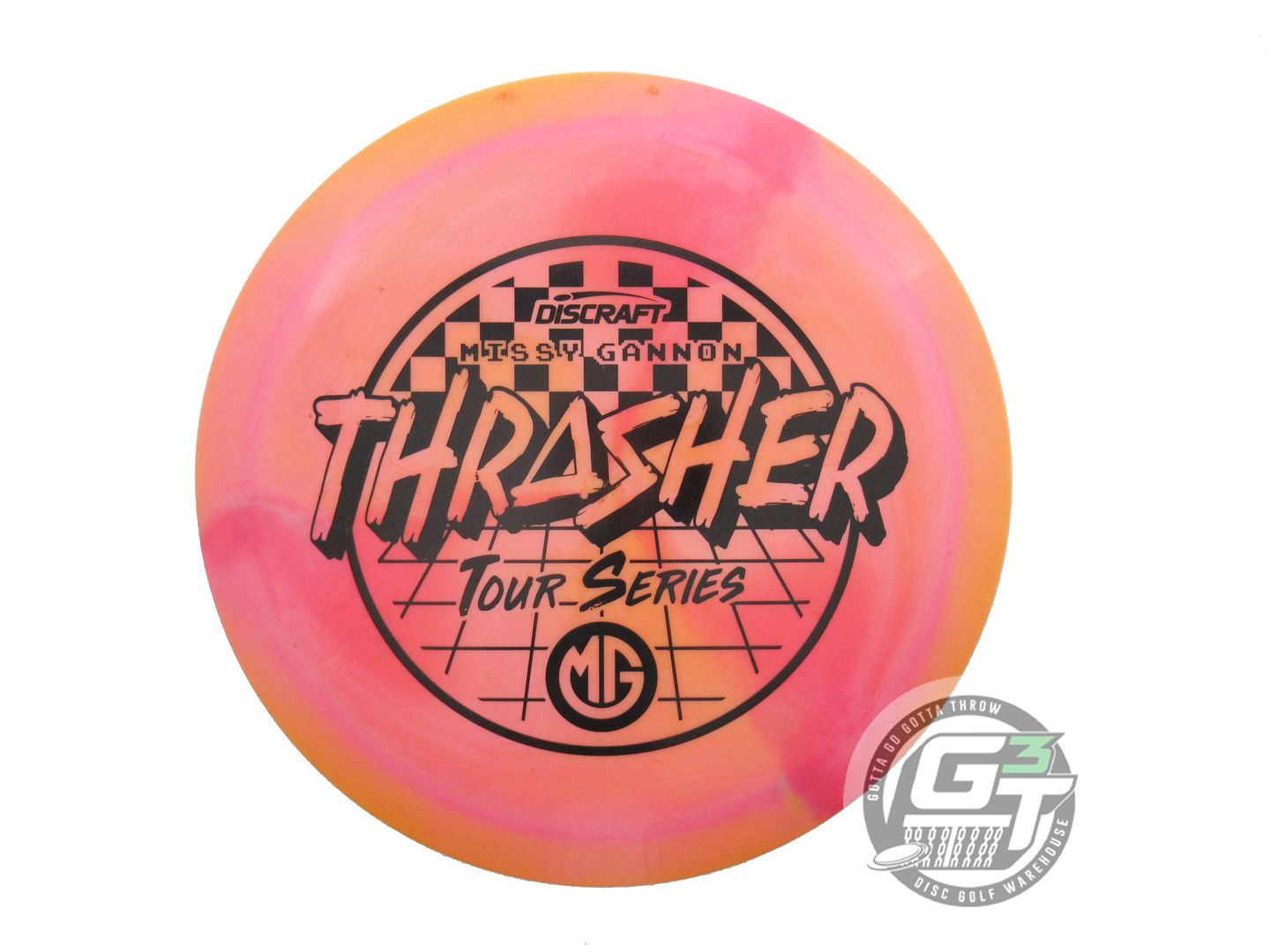 USED Discraft [GANNON] Swirl ESP Thrasher 168g Orange-Pink Distance Driver Disc