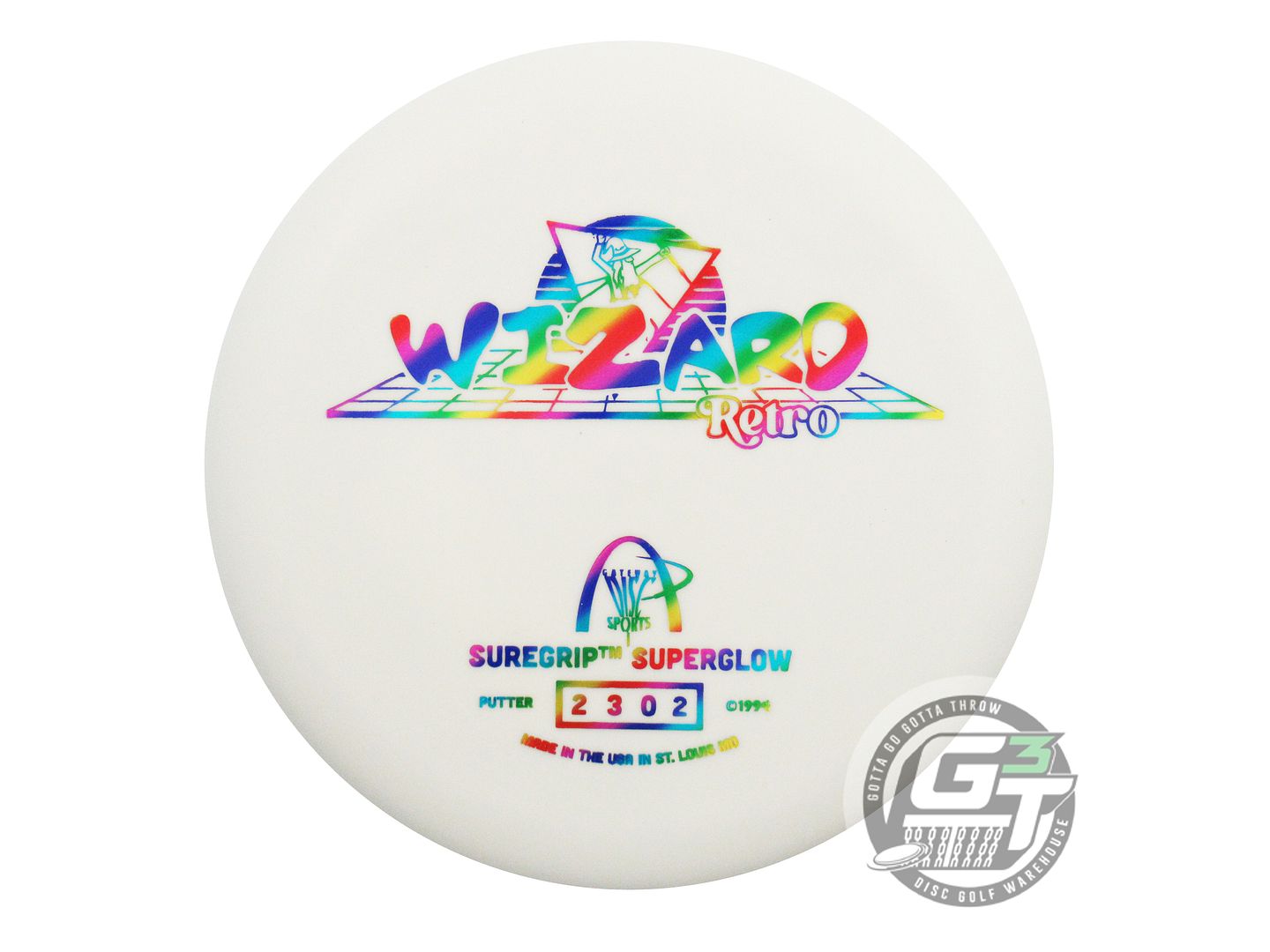 Gateway Super Glow Super Soft Retro Wizard Putter Golf Disc (Individually Listed)