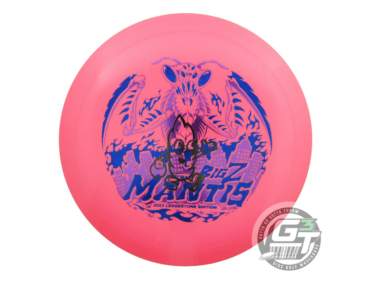 USED Discraft X-OUT [LEDGESTONE] Big Z Mantis 173g Pink Fairway Driver Golf Disc
