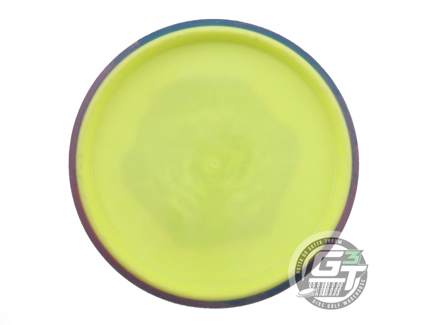 USED Axiom Discs [SE] Fission Hex 177g Yellow Purple Rim Midrange Golf Disc