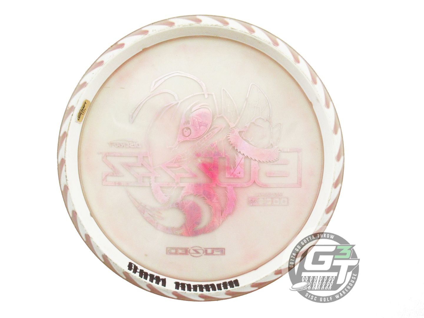 USED Discraft FuZed BuzzzSaw Buzzz 178g Smoke Money Foil Midrange Golf Disc