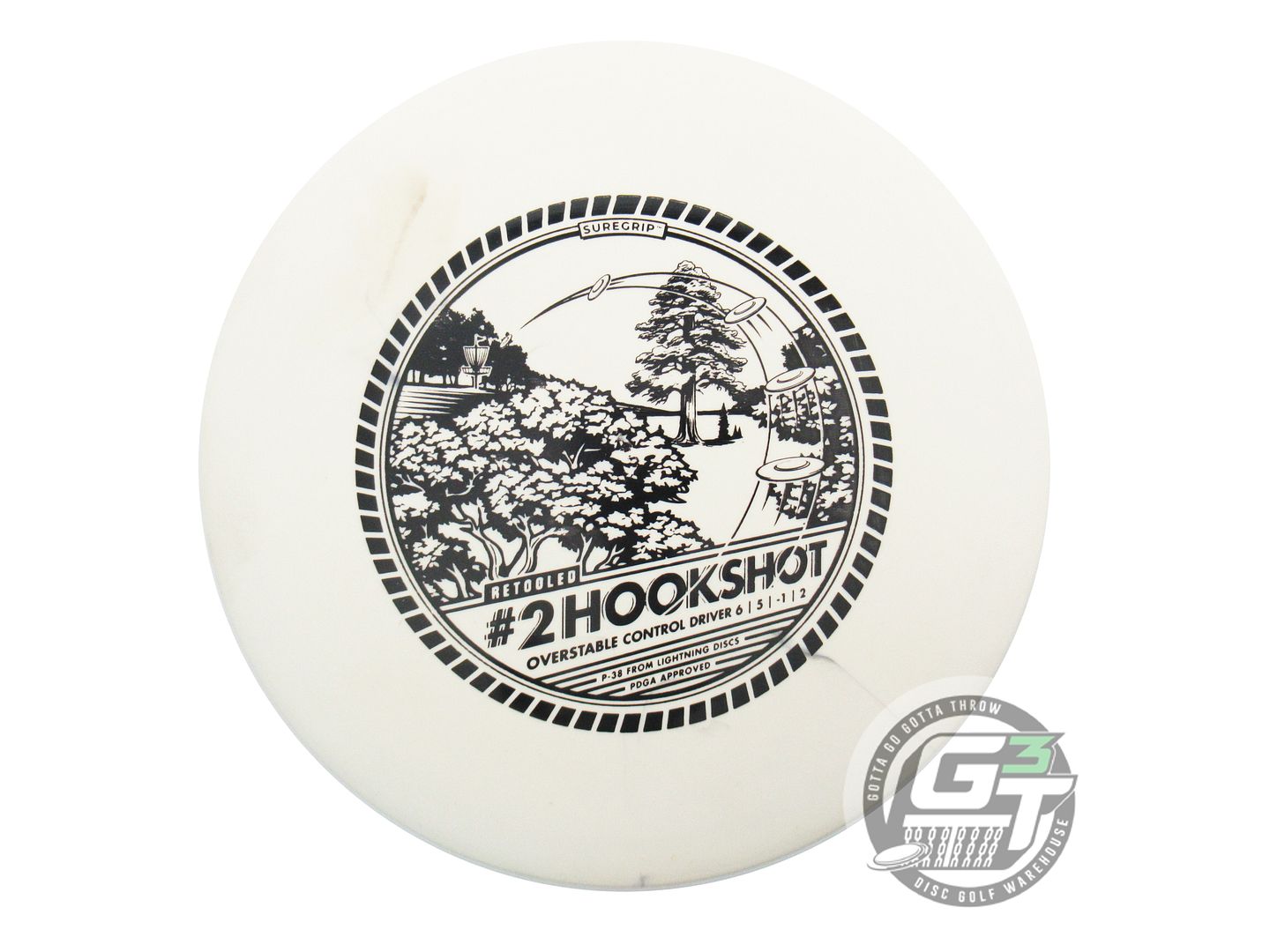 Lightning Sure Grip #2 Hookshot Fairway Driver Golf Disc (Individually Listed)