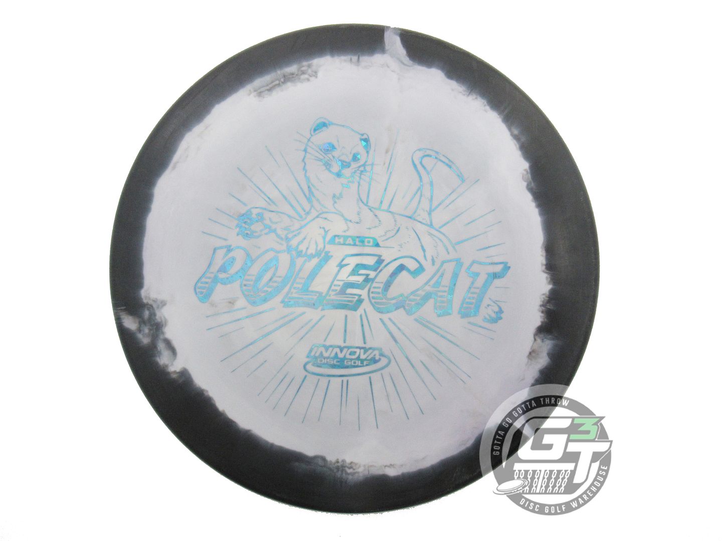 USED Innova Halo Star Polecat 175g Black-White A Putter Golf Disc