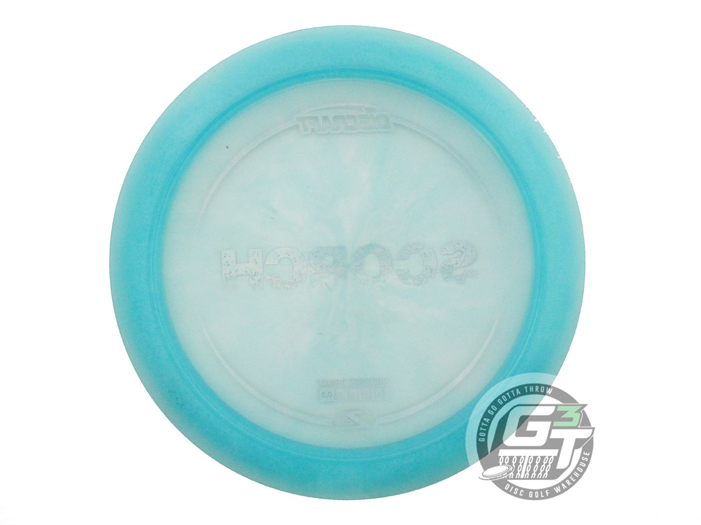 USED Discraft Z Lite Scorch 159g Aqua Gold Glitter Foil Distance Driver Disc