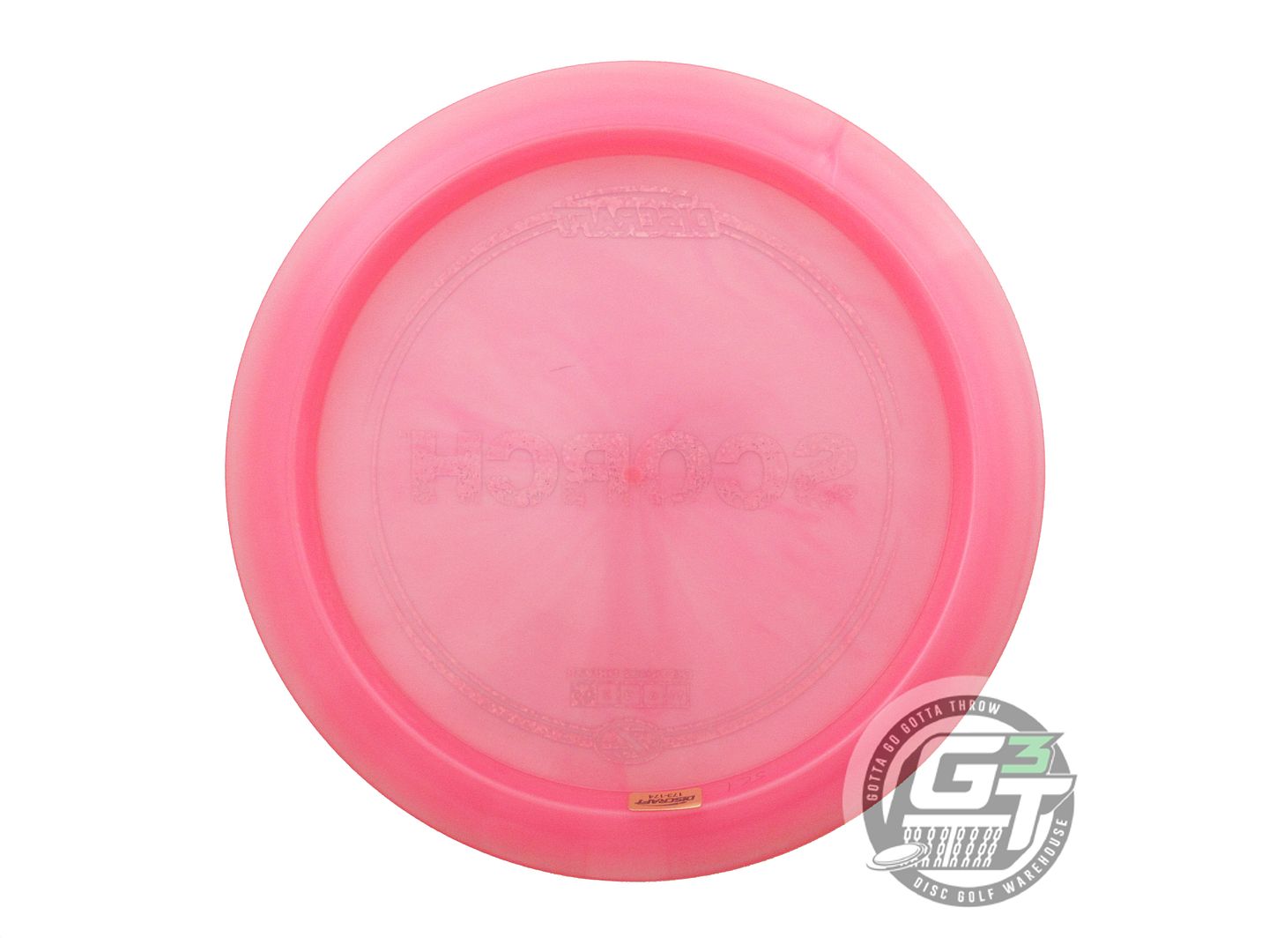 NOS Discraft Z Scorch 175g Pink Silver Glitter Foil A Distance Driver Golf Disc